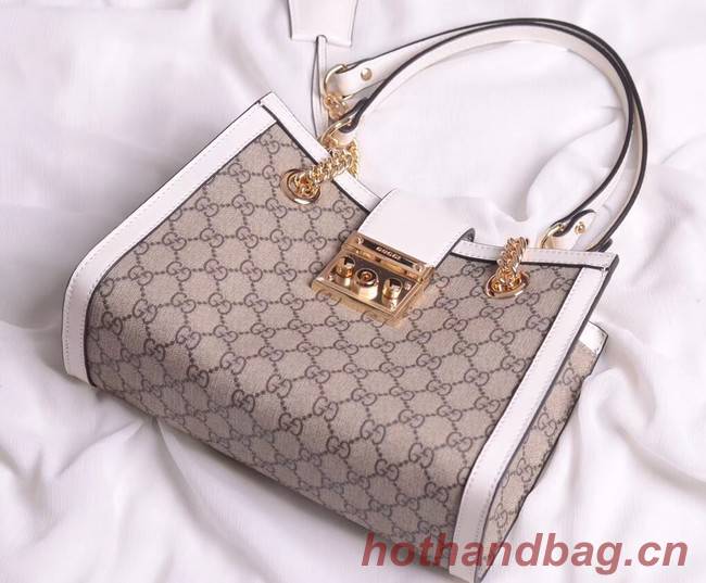 Gucci original Padlock shoulder bag 498156 white