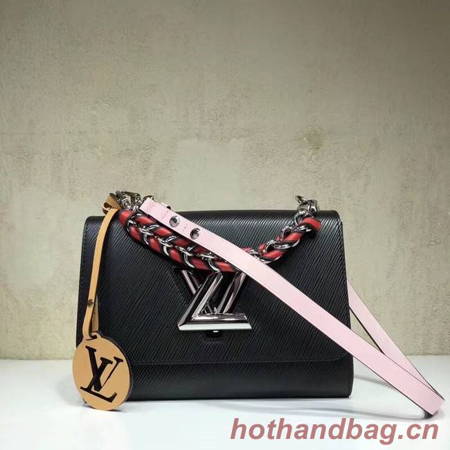 Louis vuitton original epi leather TWIST MM M52503 black