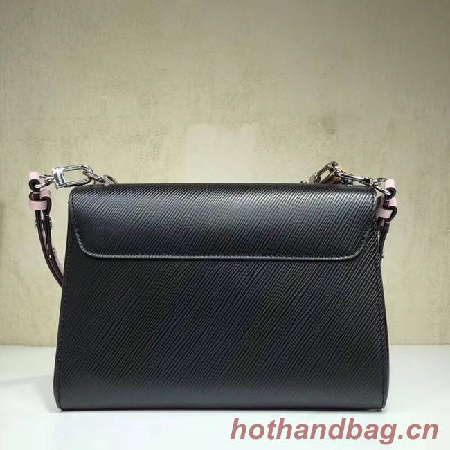 Louis vuitton original epi leather TWIST MM M52503 black