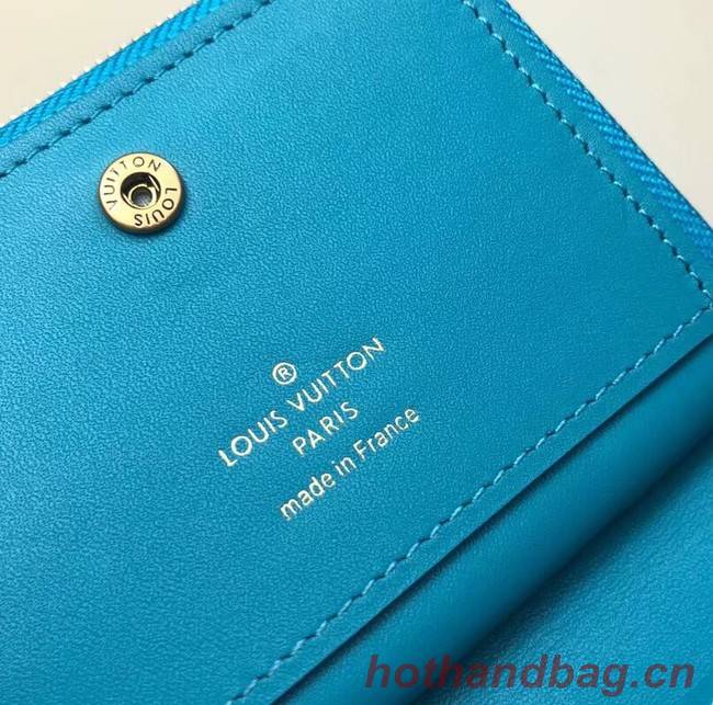 LOUIS VUITTON NEW WAVE COMPACT WALLET M63789 blue