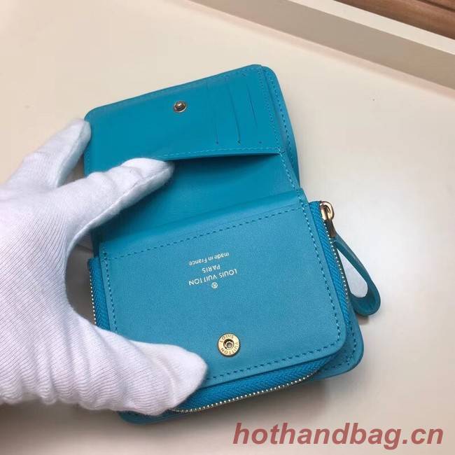 LOUIS VUITTON NEW WAVE COMPACT WALLET M63789 blue