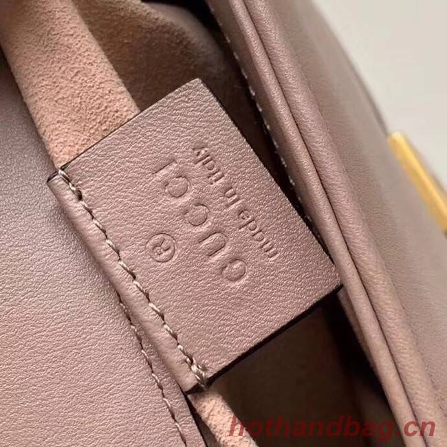 Gucci GG Marmont mini top handle bag 547260 Dusty pink