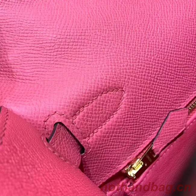 Hermes Kelly 28cm Shoulder Bags Epsom Leather KL28 pink