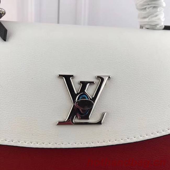 Louis Vuitton LOCKME EVER M51395 red&white