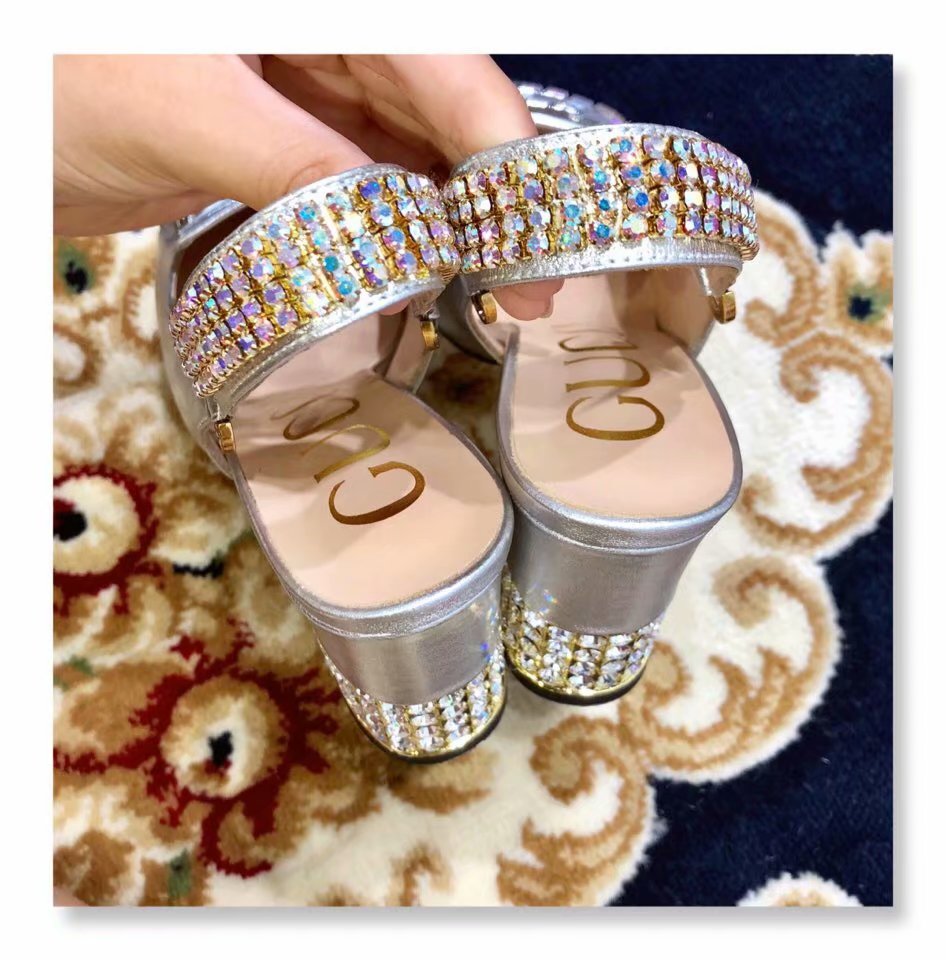 Gucci Shoes GG1422BL Silver