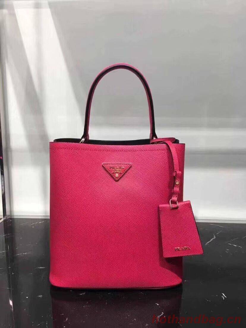 Prada Double Saffiano leather bag 1BA212 rose