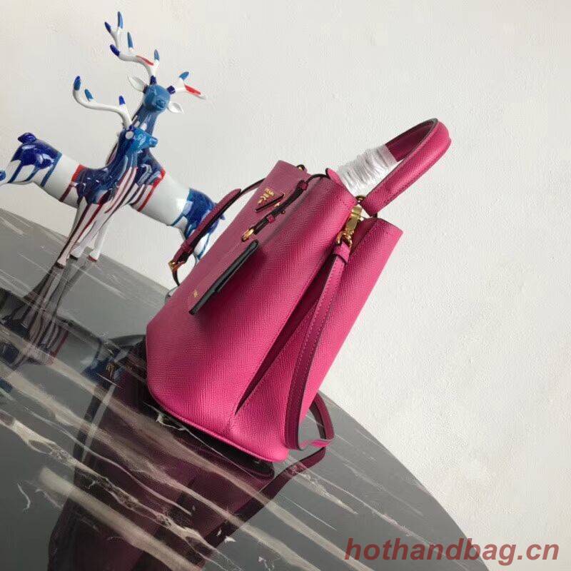 Prada Double Saffiano leather bag 1BA212 rose