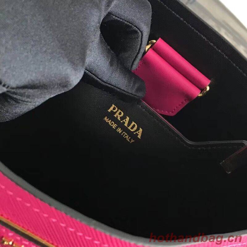 Prada Double Saffiano leather bag 1BA212 rose