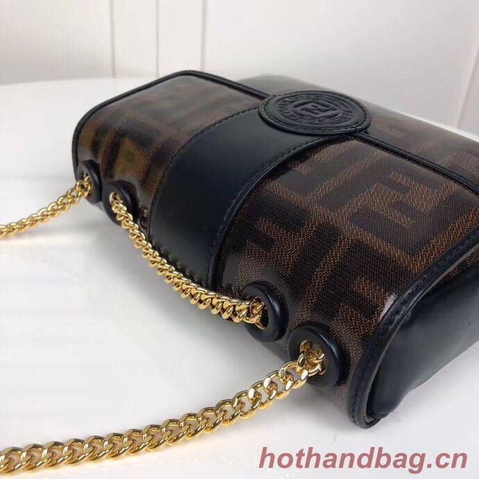 Fendi WALLET ON CHAIN 8HF836 black