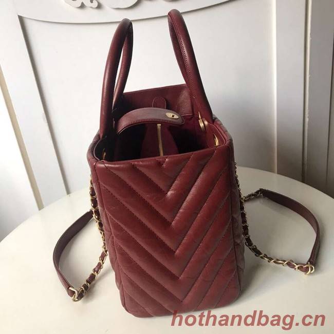 Chanel Original large shopping bag A57974 Burgundy