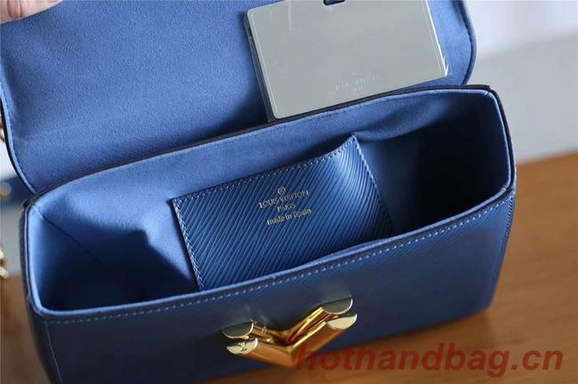 Louis vuitton original epi leather TWIST MM M52870 blue