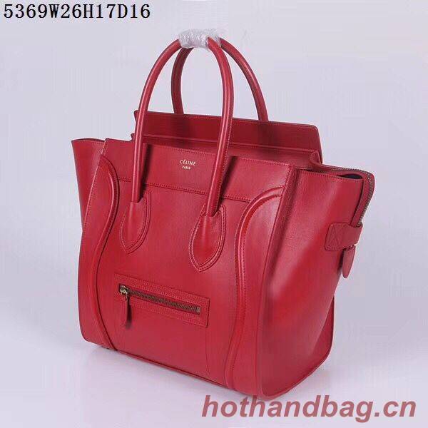 Celine Luggage Micro Tote Bag CLY5369 Red