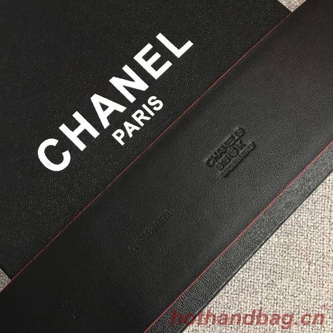 Chanel Wide leather belt with 53 mm CC4270 red