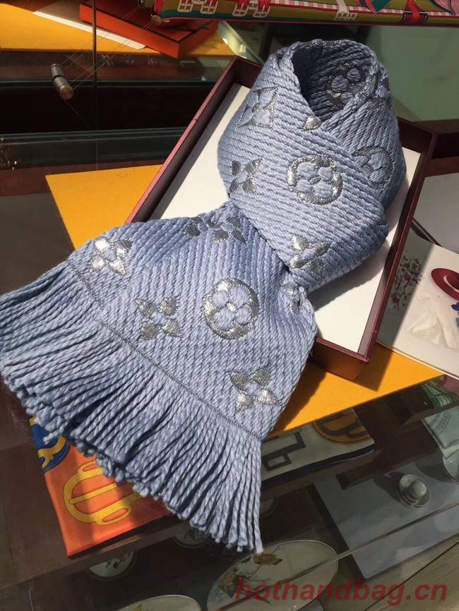 Louis Vuitton Cashmere Scarf LV3307A grey