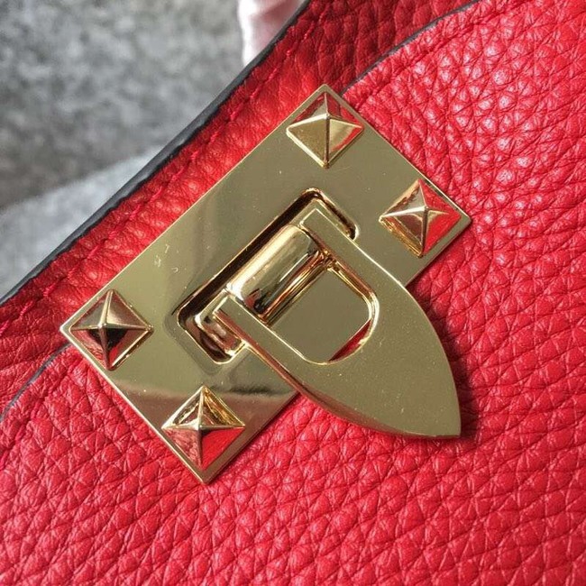 VALENTINO Rockstud large tote 0973 red