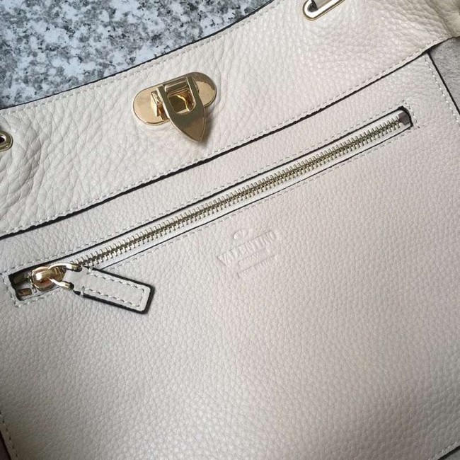 VALENTINO Rockstud large tote 0973 white