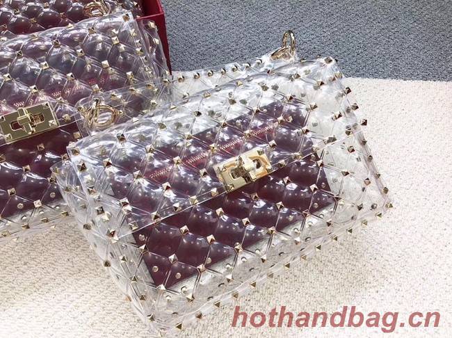 VALENTINO Rockstud Plexy shoulder bag 2687