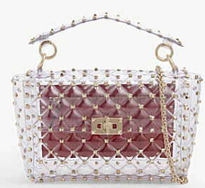 VALENTINO Rockstud Plexy shoulder bag 2687