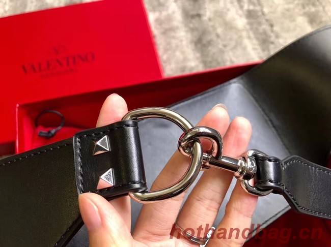 VALENTINO leather belt bag 0056 black