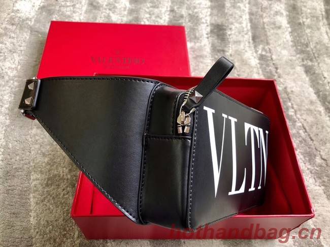 VALENTINO leather belt bag 0056 black