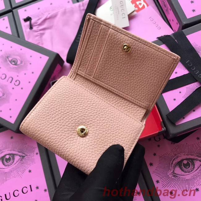 Gucci GG Marmont card case 474746 pink