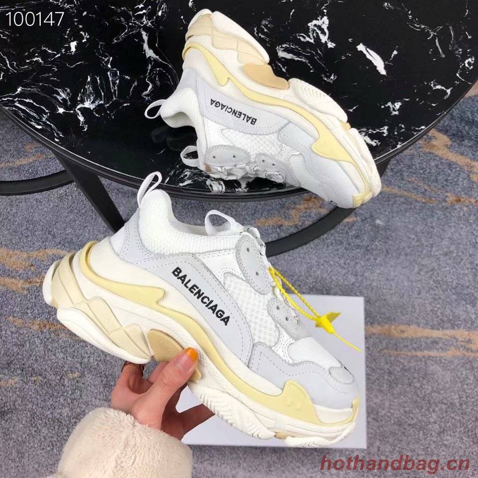 Balenciaga Lovers Casual Shoes BL85H Yellow