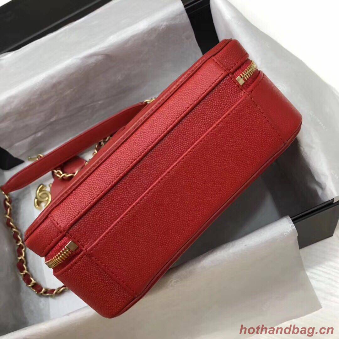 Chanel mini Vanity Case Original A93342 red