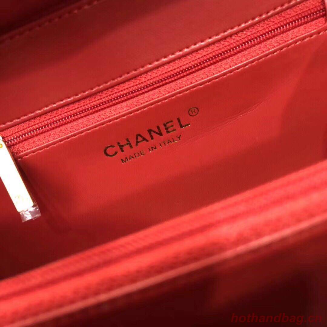 Chanel mini Vanity Case Original A93342 red