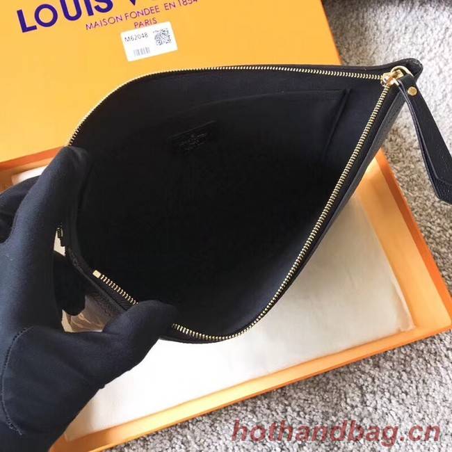 Louis vuitton original Monogram Canvas DAILY POUCH M62048 black