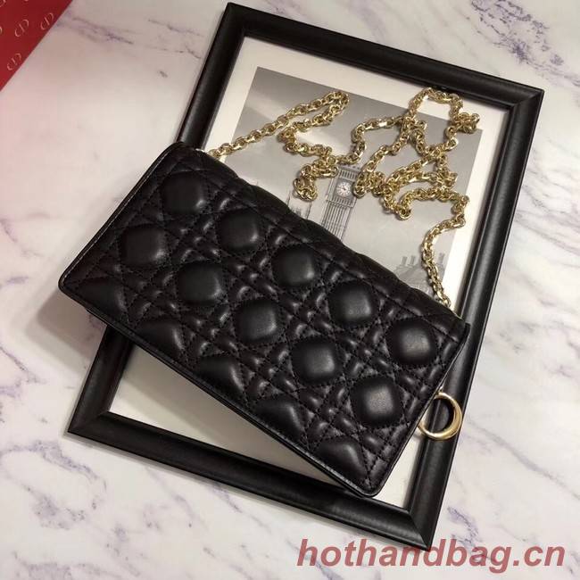 LADY DIOR-CLUTCH VAN LAMSLEER S0204 black