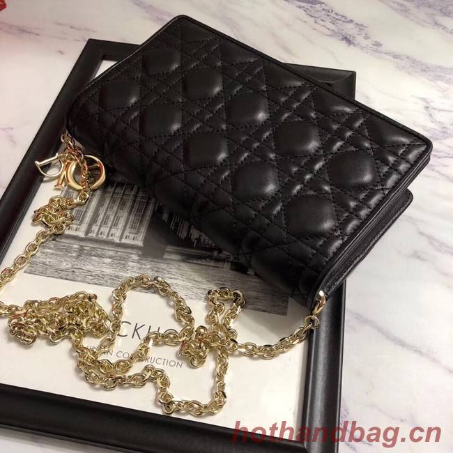 LADY DIOR-CLUTCH VAN LAMSLEER S0204 black