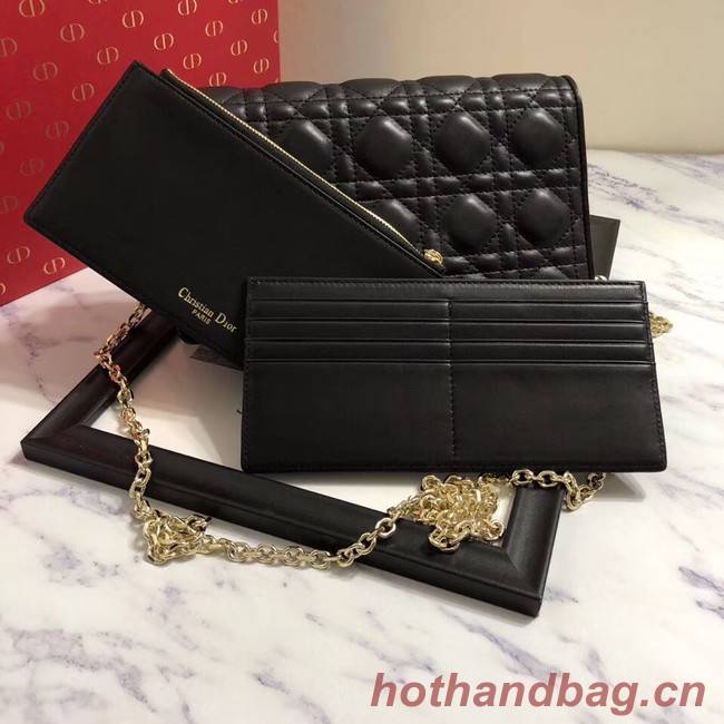 LADY DIOR-CLUTCH VAN LAMSLEER S0204 black