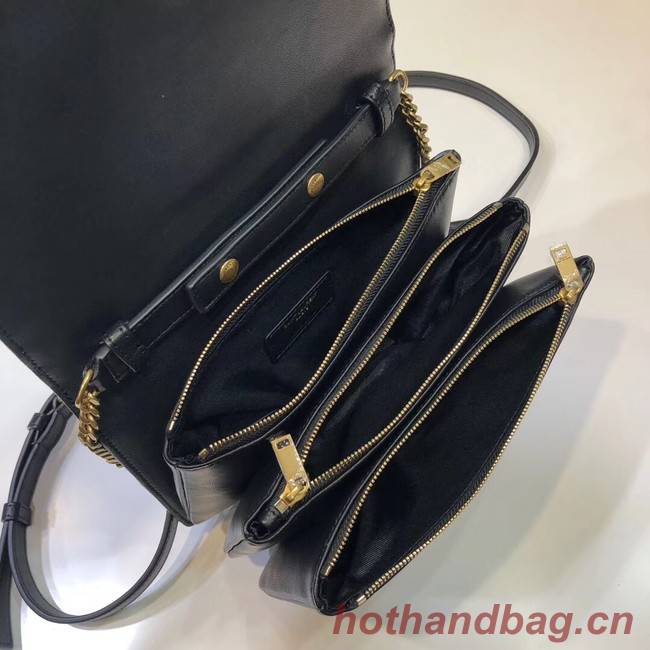 SAINT LAURENT Angie quilted leather shoulder bag 568906 black