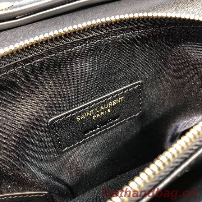 SAINT LAURENT Angie quilted leather shoulder bag 568906 black