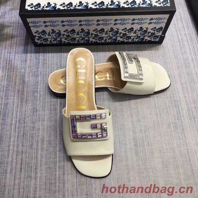 Gucci slide with crystal G GG1470BL-2