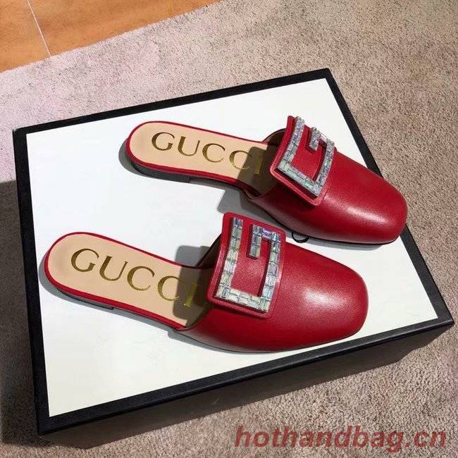 Gucci slide with crystal G GG1472BL-2