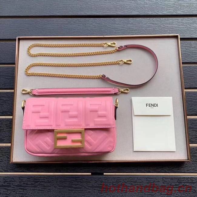 FENDI BAGUETTE Mini Shoulder Bag 8BS017 pink