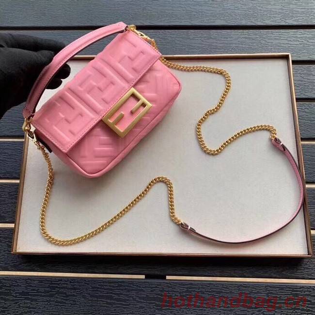 FENDI BAGUETTE Mini Shoulder Bag 8BS017 pink