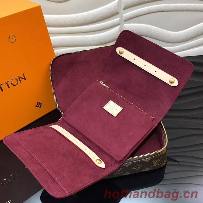 Louis Vuitton Original NICE JEWELRY CASE M43449 Bordeaux