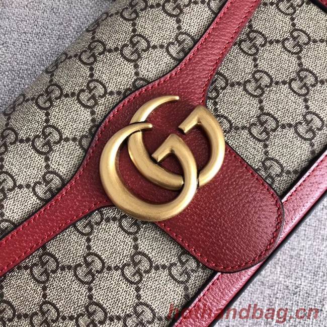 Gucci Ophidia GG Supreme small shoulder bag 443497 red