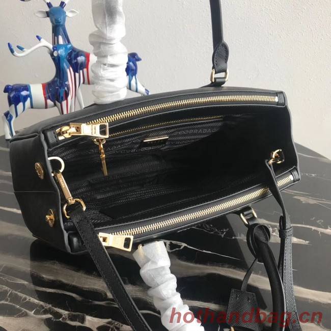 Prada Saffiano original Leather Tote Bag 1BA1801 black 