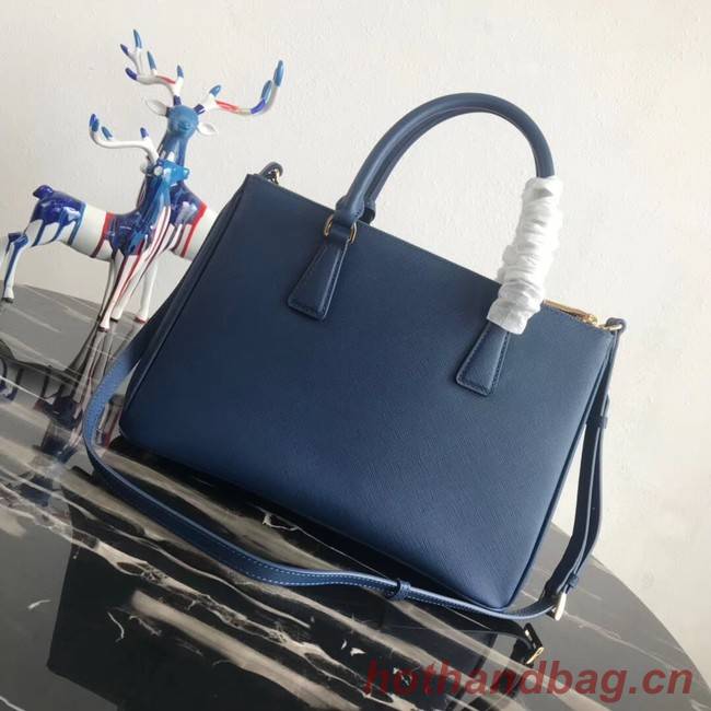 Prada Saffiano original Leather Tote Bag 1BA1801 blue