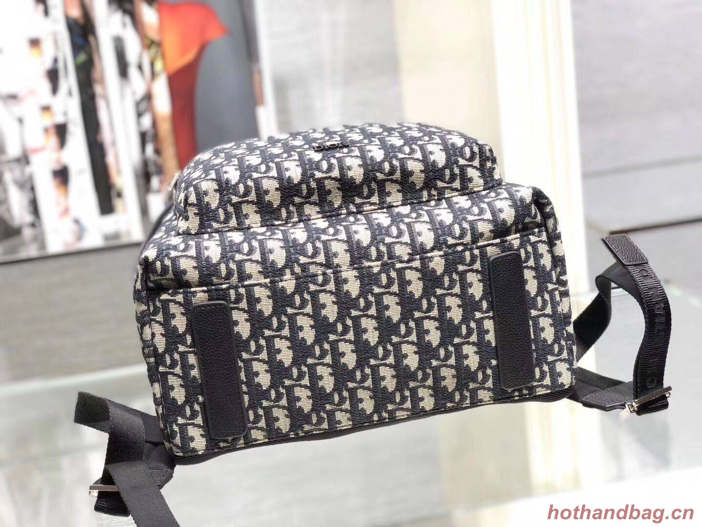 Dior Canvas Backpack Bag M04421 Black