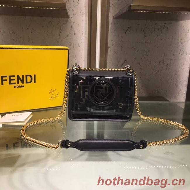 Fendi KAN I F SMALLPU tote bag 8BT286A7T black