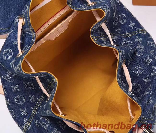 Louis Vuitton Denim Backpack M44460 blue