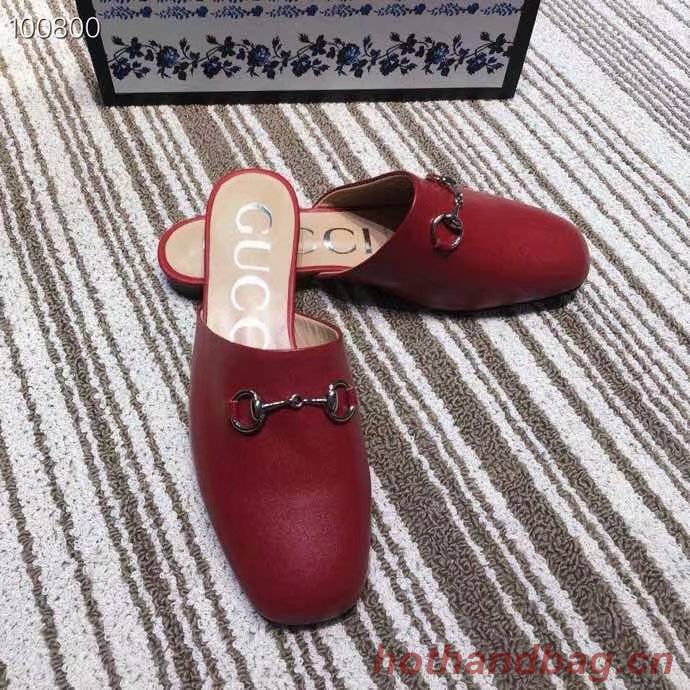 Gucci Princetown leather slipper GG1500BL-3