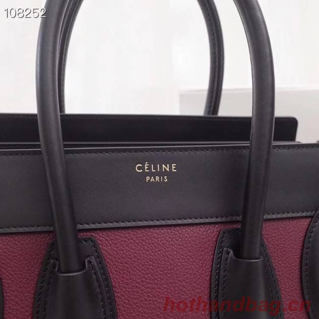 Celine Luggage Boston Tote Bags All Calfskin Leather C0189-1