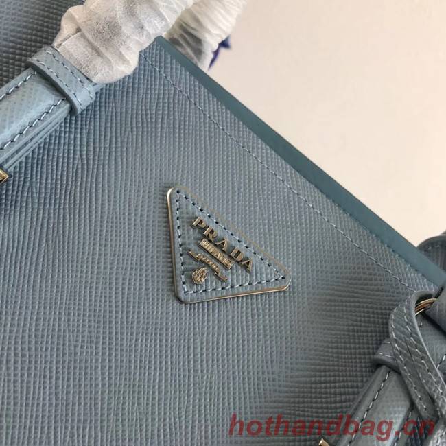 Prada Saffiano original Leather Tote Bag BN2838 sky blue