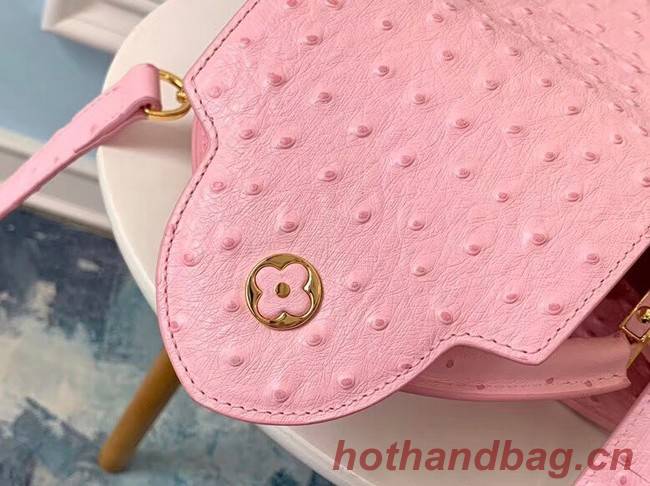 Louis vuitton original Ostrich pattern CAPUCINES BB M94587 Eau de Rose