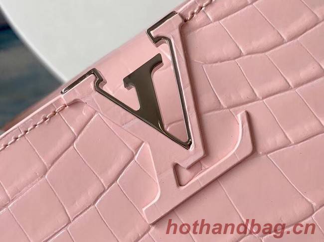 Louis vuitton original crocodile CAPUCINES PM M94587 Eau de Rose 